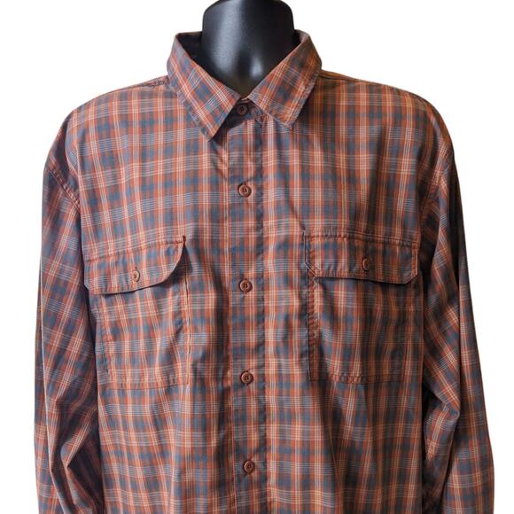 Redhead Shirt Mens 2XL Plaid Long Sleeve Button Up Hiking Outdoor Top Hunting - Picture 2 of 14